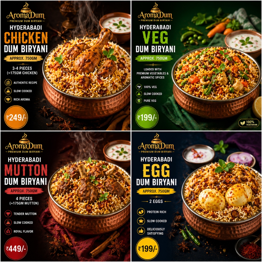 Hyderabadi Mutton Dum Biryani